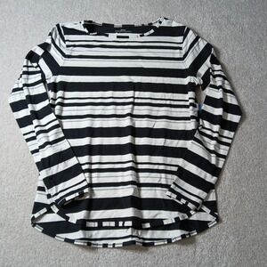 Coolibar Women's T-Shirt UPF 50+ Long Sleeve Striped Top Tee Size Sm New
